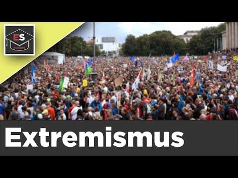Extremismus - Linksextremismus, Rechtsextremismus, Islamismus - einfach erklärt!